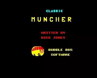 Classic Muncher ZX Spectrum Title screen