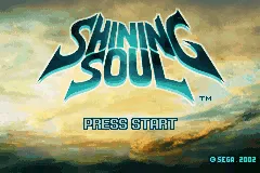 Shining Soul Game Boy Advance It has begun...