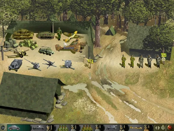Panzer General 3D Assault Windows units screen