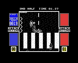 4 Soccer Simulators ZX Spectrum There are no fouls, no rules, it&#x27;s no holds barred...so get up you wimp!