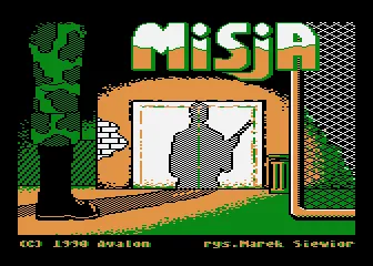 Misja/Fred Atari 8-bit Misja loading screen