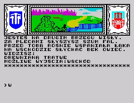 Smok Wawelski ZX Spectrum On the other bank of the Vistula River