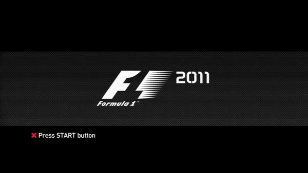 F1 2011 PlayStation 3 Main title.
