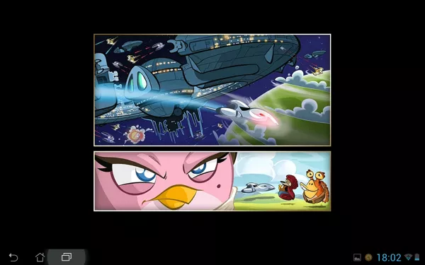 Angry Birds: Star Wars II Android You get the same Angry-Birds-meets-Star-Wars type cutscenes you got in the first game.