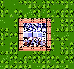 Castle Quest NES Starting a battle