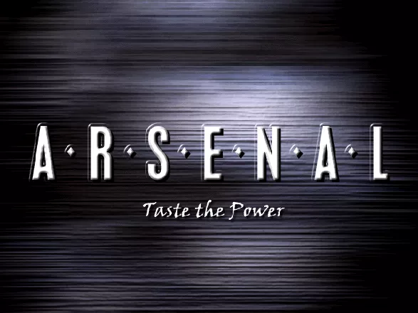 A.R.S.E.N.A.L Taste the Power DOS Title screen.