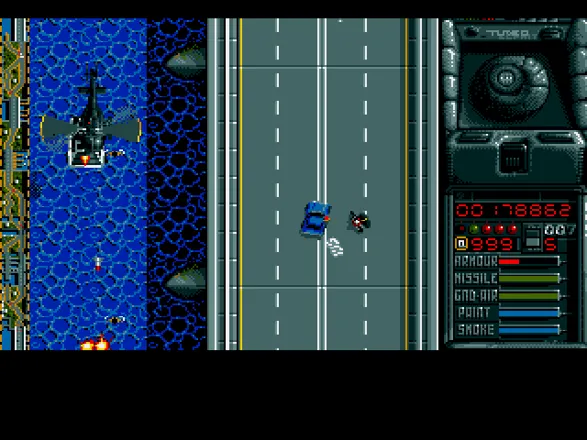 The Spy Who Loved Me Amiga An attack helicopter? SUBMERGE!