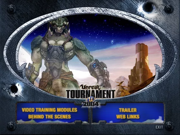 Unreal Tournament 2004 (DVD Special Edition) Windows The main menu of the Bonus DVD