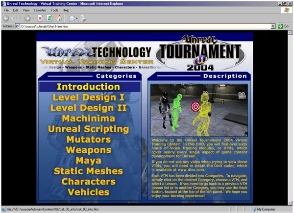 Unreal Tournament 2004 (DVD Special Edition) Windows The VTMs are launched from an interface that uses your web browser.