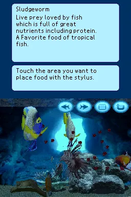 Aquarium by DS Nintendo DS Feeding time.