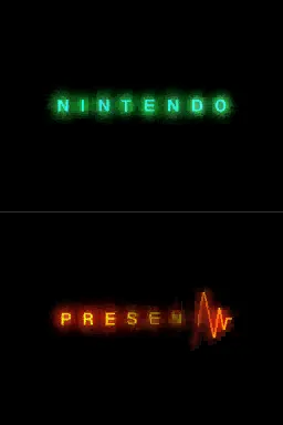 This eerie text was one of the first game images seen by many DS owner's on their own console.