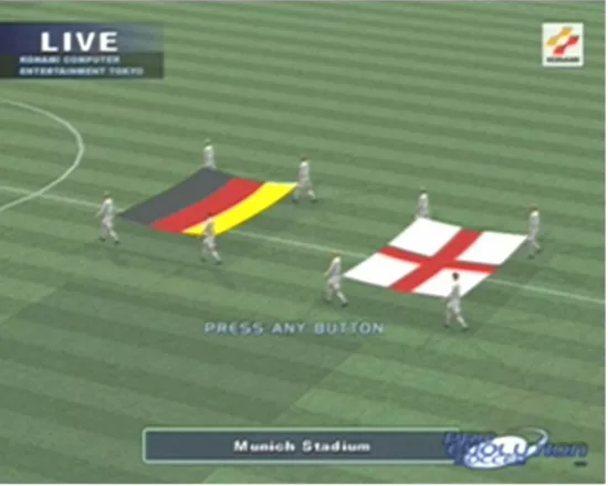 Pro Evolution Soccer PlayStation 2 Opening Sequence of the Match