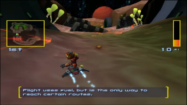 Ratchet &#x26; Clank: Size Matters PlayStation 2 Kalidon introduces the skyboard racing
