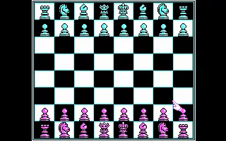 Battle Chess DOS Classic 2D board (CGA)