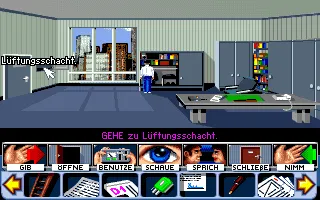 Das Telekommando kehrt zur&#xFC;ck Amiga You crawl the air duct to the third floor.