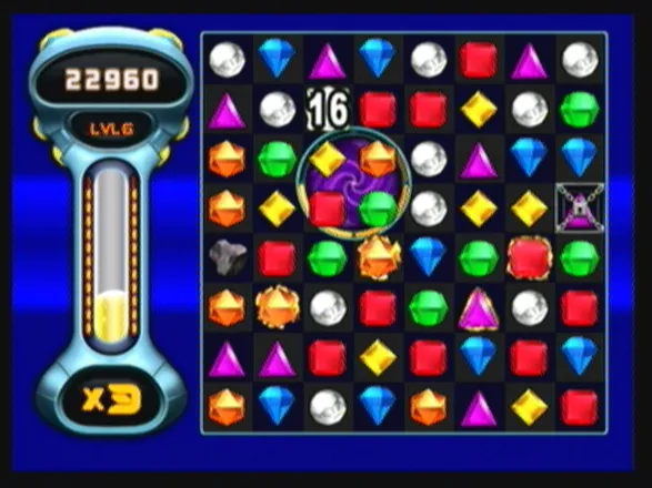 Bejeweled: Twist Zeebo A Locked Gem has appeared. It can&#x27;t be rotated and can only be removed by being matched.