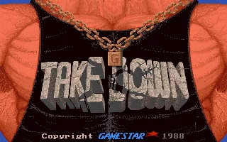 Take Down DOS Title Screen (VGA)