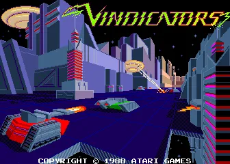 Vindicators Arcade Title screen
