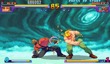 Street Fighter III: New Generation Arcade Powerful, simple stroke resolves conflicts