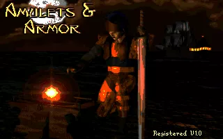 Amulets &#x26; Armor DOS Main Title - Oooh...registered.