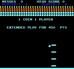 Avalanche Arcade Title Screen.