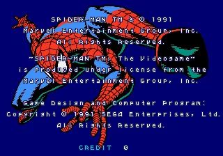 Spider-Man: The Videogame Arcade Licence.