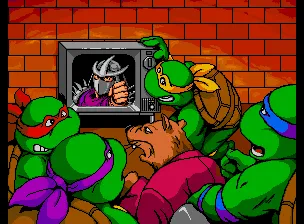 Teenage Mutant Ninja Turtles: Turtles in Time Arcade In front of TV