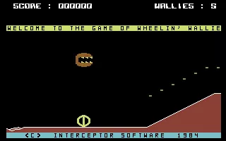 Wheelin&#x27; Wallie Commodore 64 Eat the dots.