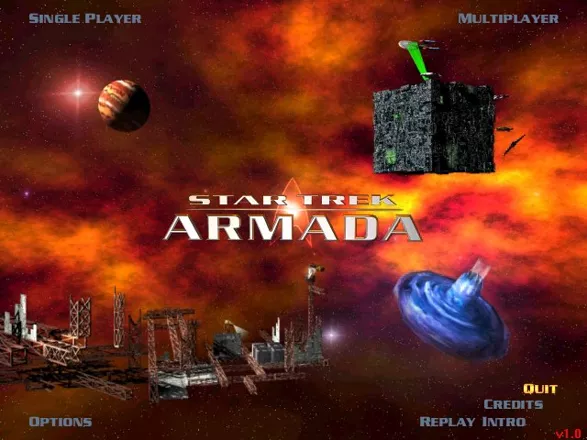 Star Trek: Armada Windows main menu