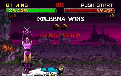Mortal Kombat II Arcade Flawless victory
