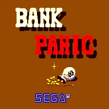 Bank Panic Arcade Title Screen.