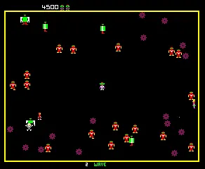 Robotron: 2084 Arcade Avoid the obstacles as well.