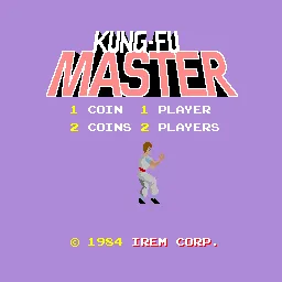Kung-Fu Master Arcade Title screen