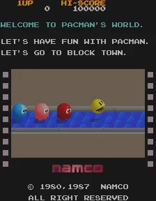 Pac-Mania Arcade Intro.