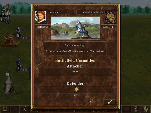 Heroes of Might and Magic III: The Restoration of Erathia Windows Victory (but that is only a battle, not a war)