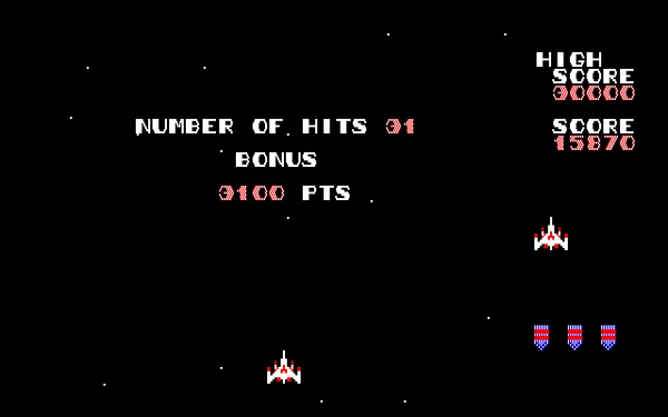 Galaga FM-7 Challenge stage results