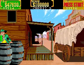 Sunset Riders Arcade FPS minigame