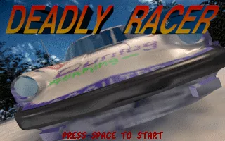 Deadly Racer DOS Title screen