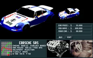 Deadly Racer DOS Nice P... I mean, Corsche!