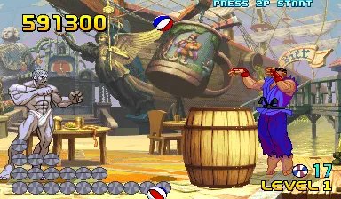 Street Fighter III: 2nd Impact - Giant Attack Arcade Bonus round