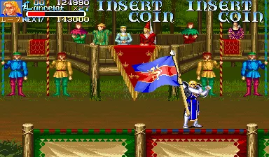 Knights of the Round Arcade Get the flag