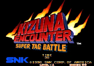 Kizuna Encounter: Super Tag Battle Arcade Title screen