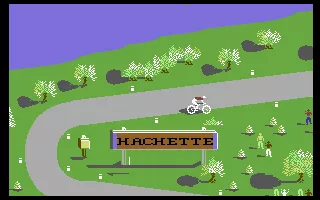 Tour de France Commodore 64 Nice scenery.