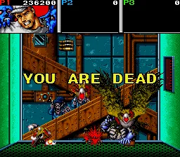 Beast Busters Arcade You are dead