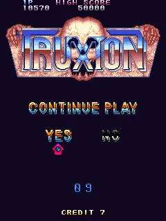 Truxton Arcade Continue?
