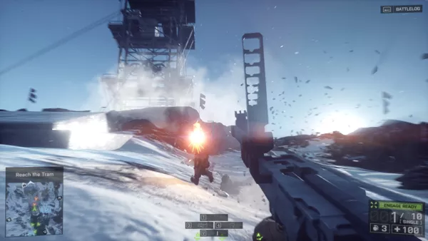 Battlefield 4 Windows Taking out a dude with grenade launcher 