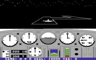 Solo Flight: 2nd Edition Commodore 64 Night Flying.