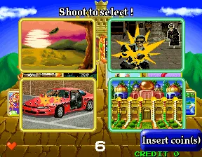 Point Blank Arcade Choose a stage.