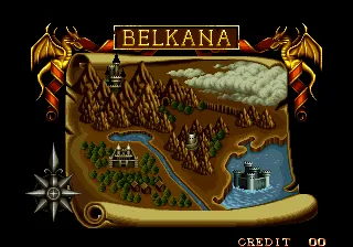 Crossed Swords Arcade Map of Belkana.