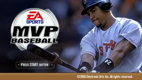 MVP Baseball PSP Title screen